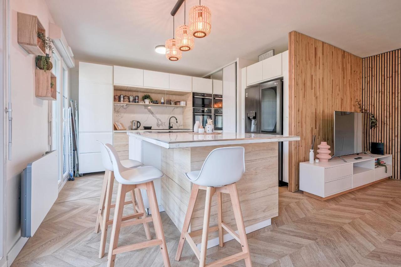 Emma - F3 Apartment With A Garden Монтеврен Экстерьер фото